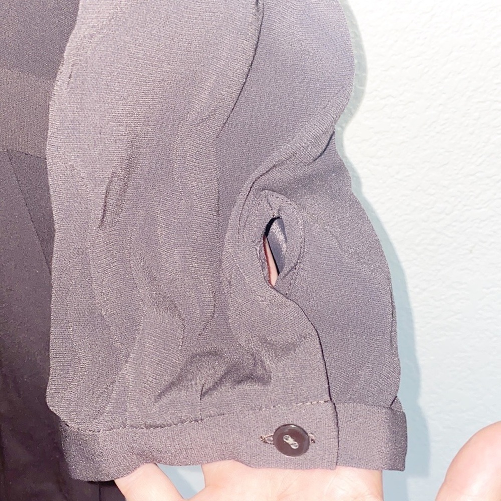 Classiques.Entier Brown 3/4 Length Sleeve Business Casual Dress - Picture 5 of 12